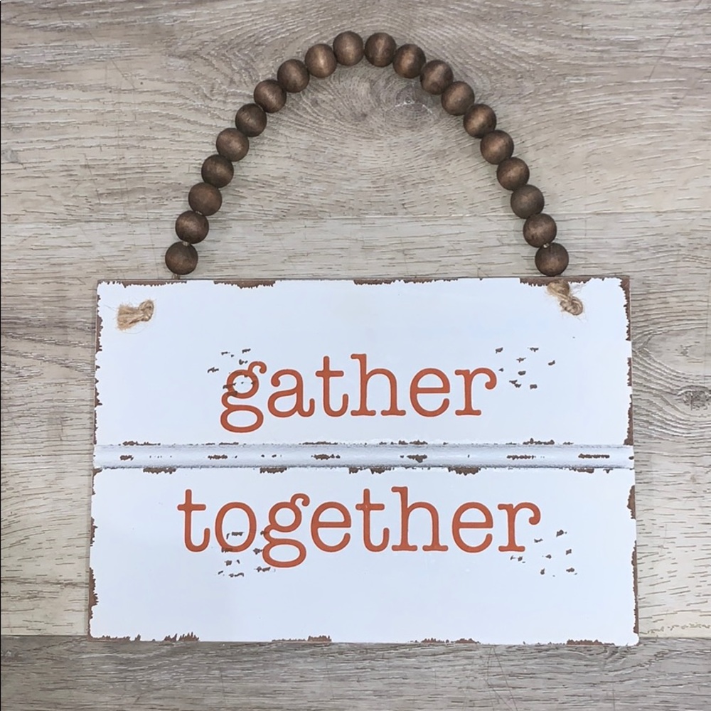 NEW Wood sign